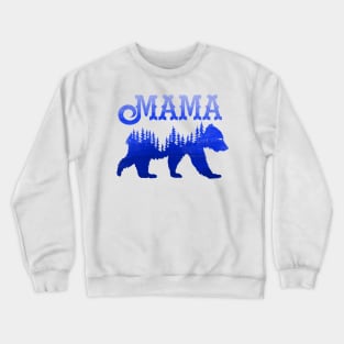 Mama Bear (Blue) Crewneck Sweatshirt